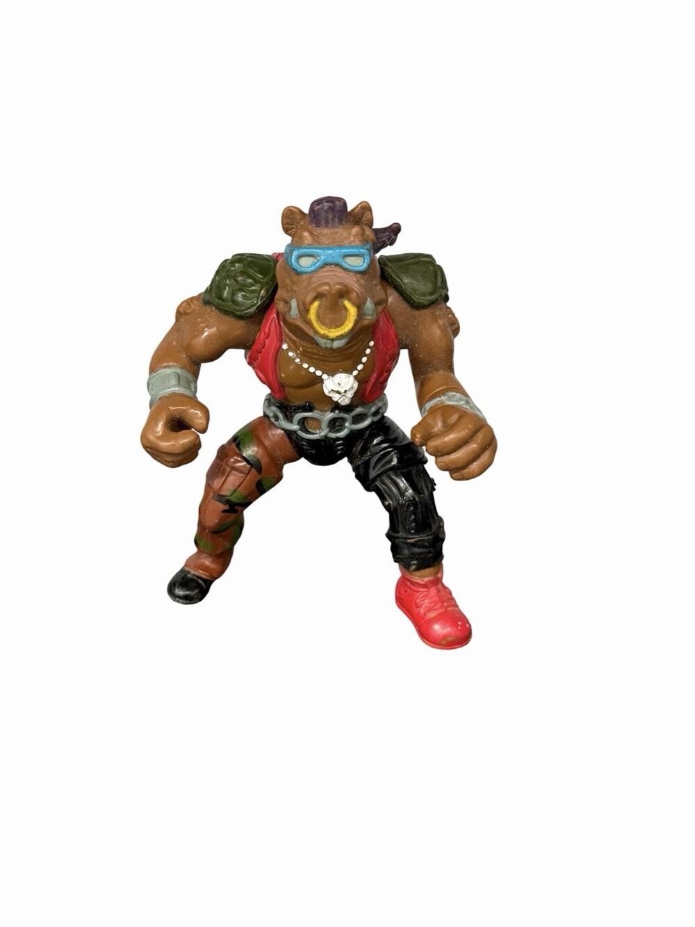 Vintage Teenage Mutant Ninja Turtles 4” Bebop Warthog Playmates Toys 1988